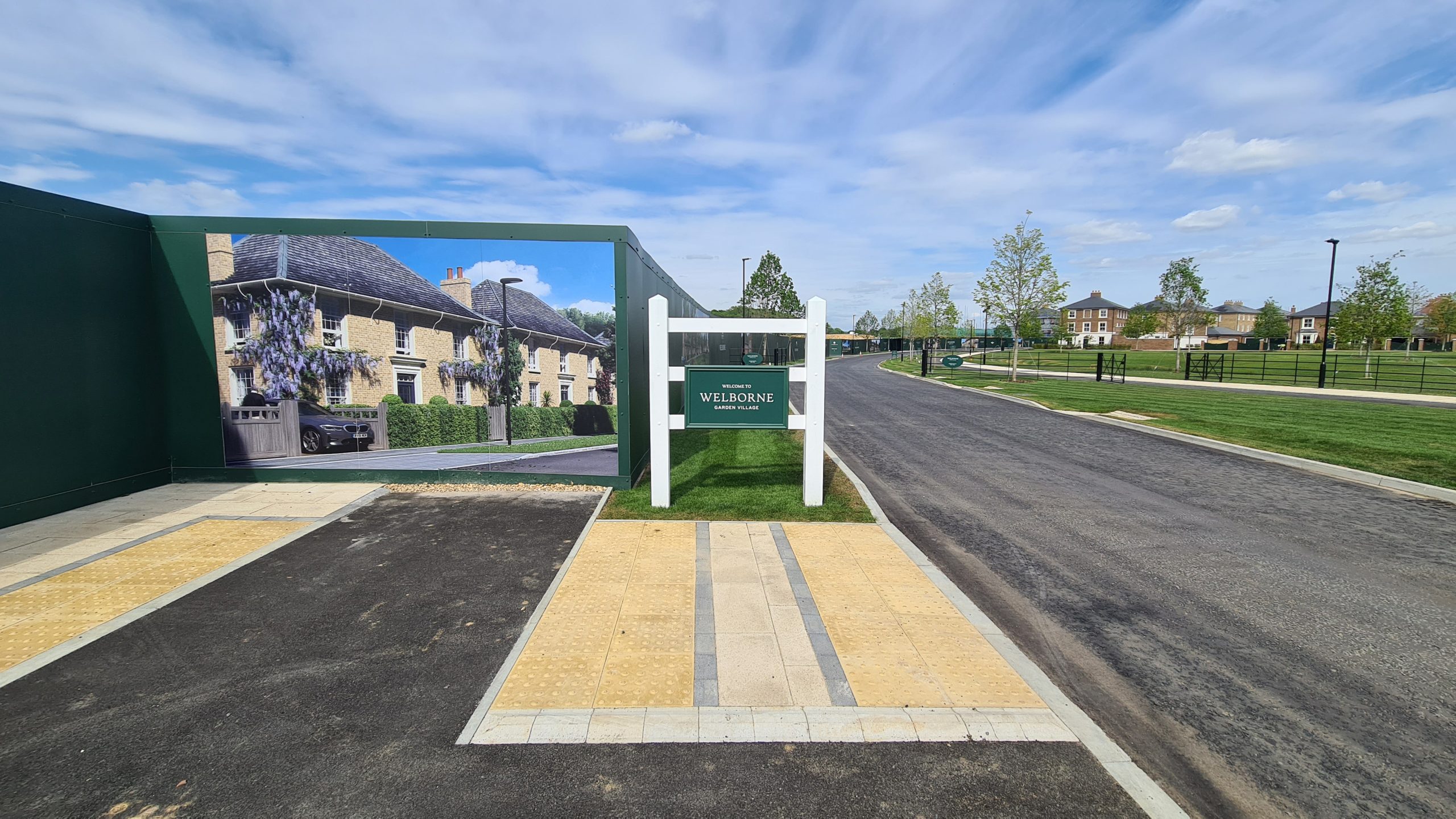 Welborne Village Photographic Perimeter Boards