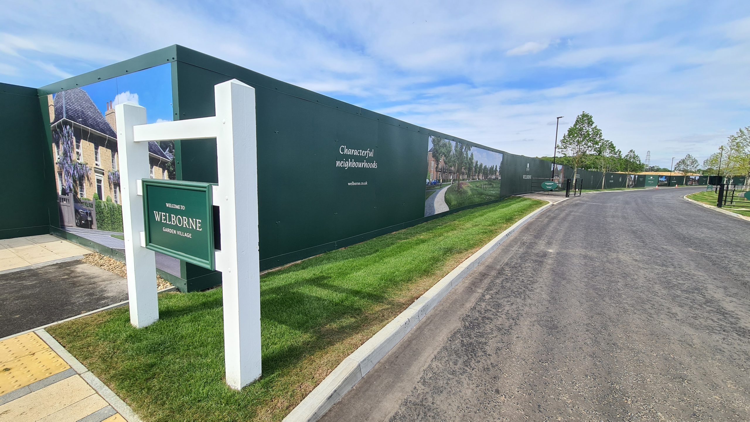 Welborne Village Photographic Perimeter Boards
