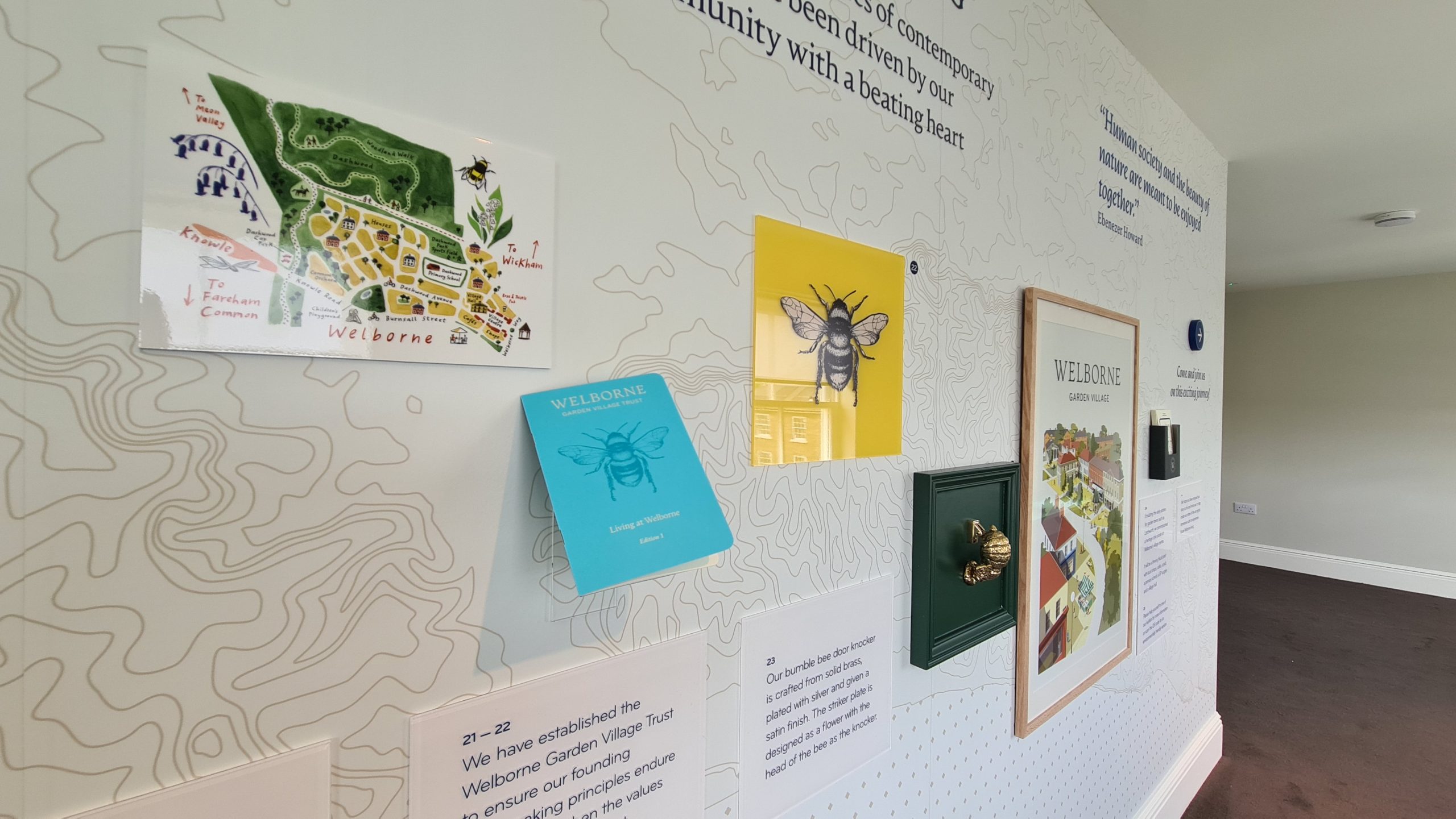 Welborne information Wall