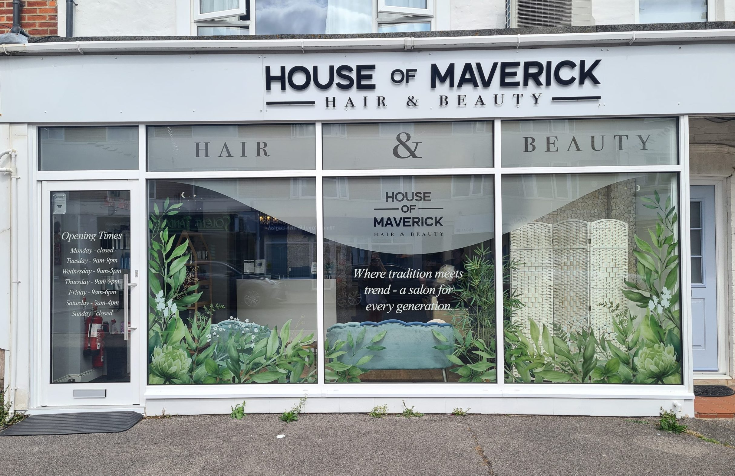 House of Maverick Window Graphics