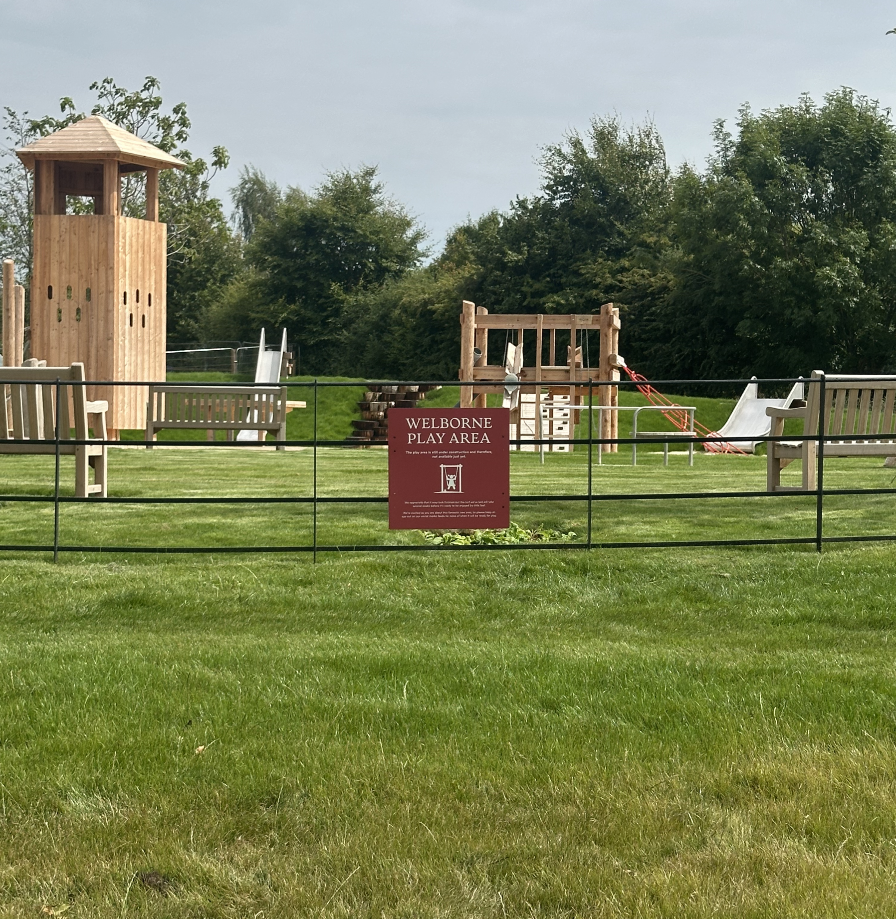 Welborne Play Area signage