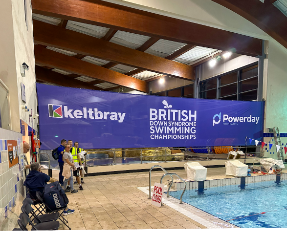 British Down Syndrome Swimming Banner