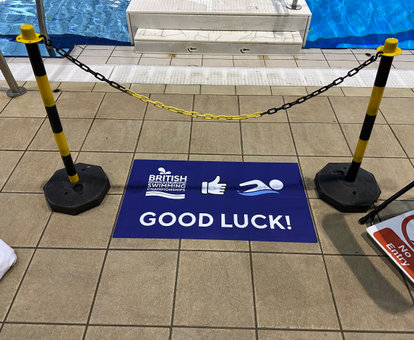 British Down Syndrome Swimming Floor Graphic
