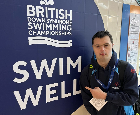 British Down Syndrome Swimming Wall Graphic