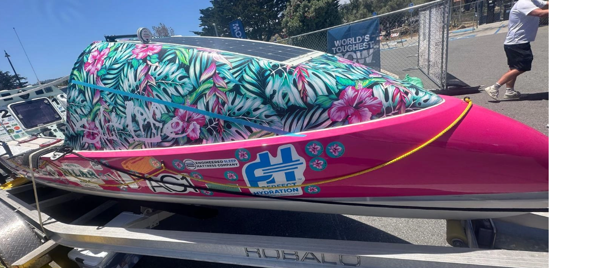Worlds Toughest Row Vinyl Branding