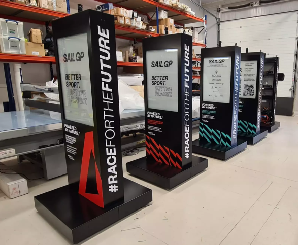 Sail GP Digital Totems