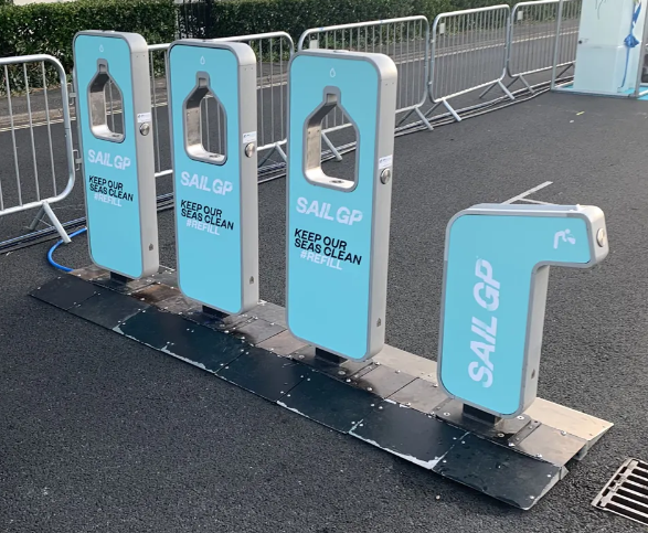 Sail GP recycling stand