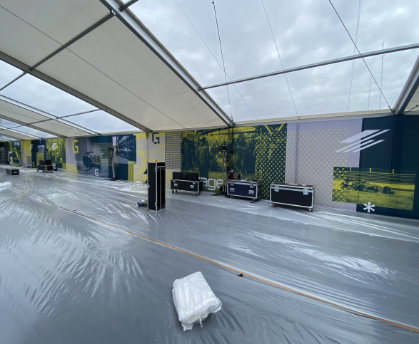 Silverstone Vinyl Application