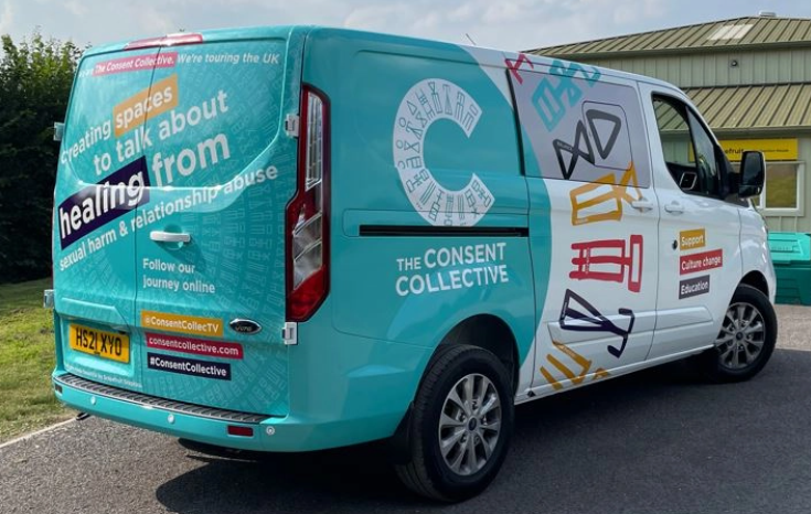 Consent Collective Van Graphics