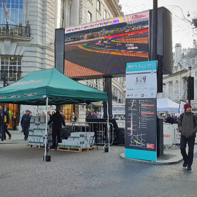 F1 Live Screen and Signage