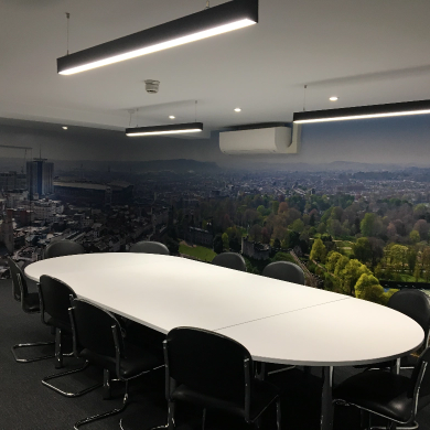 Office Wall Vinyl Branding