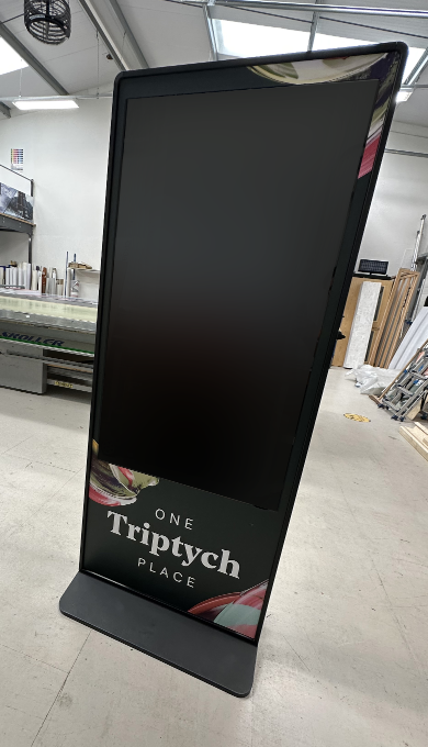 Triptych Digital Totem Screens