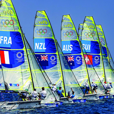 Tokyo 2020 Sail Graphics