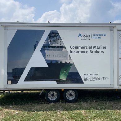 Boat Show Trailer Branding