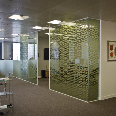 Commercial Branding Window Etch Vinyl