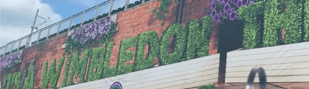 Wimbledon Banner Wall