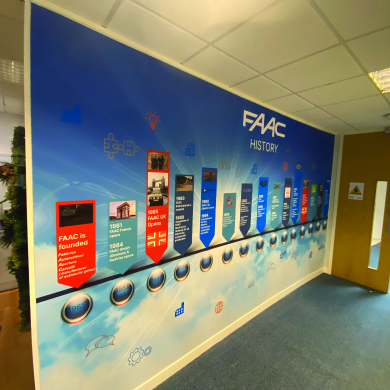 FAAC Office Branding Vinyl Wrap