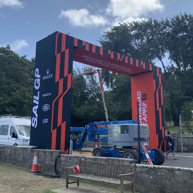 Sail GP Gantry Graphics