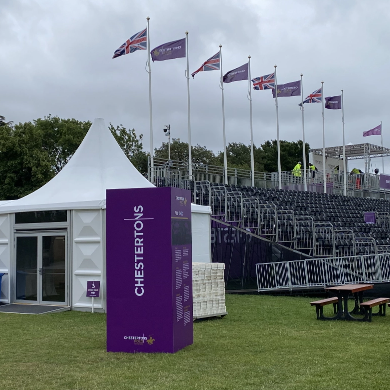 Polo in the Park Signage