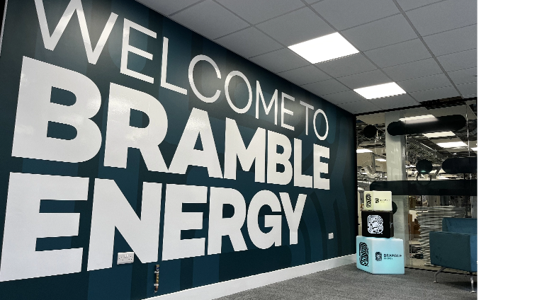 Bramble Energy Wall Graphic