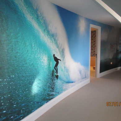 Commercial Vinyl Wall Branding