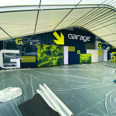 Silverstone Vinyl Branding Large Format