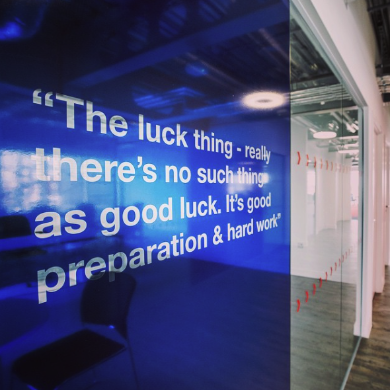 Commercial Branding Vinyl Window
