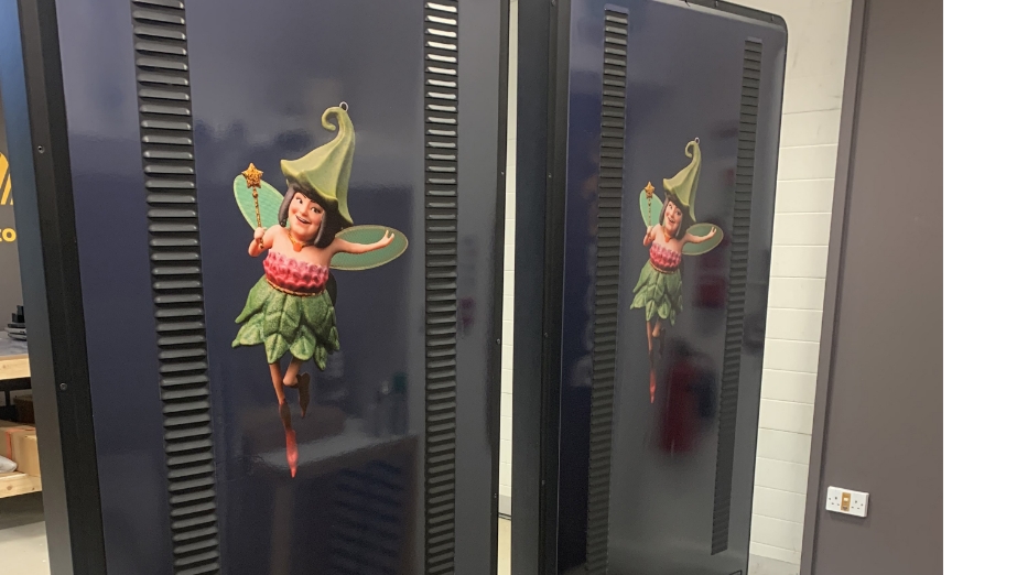 M&S Totem Vinyl Branding