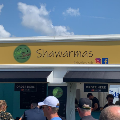 Food Stand banner Panel