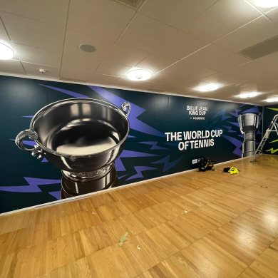 World Cup of Tennis Wall Wraps