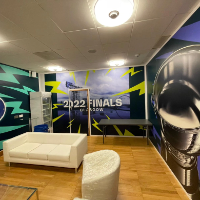 World Cup of Tennis Wall Wraps