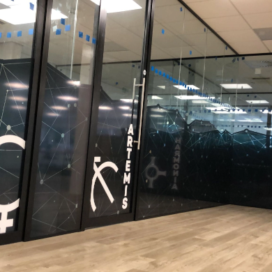 Office Branding Etch Windows