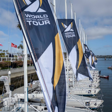 World Match Racing Tour Mast Flags
