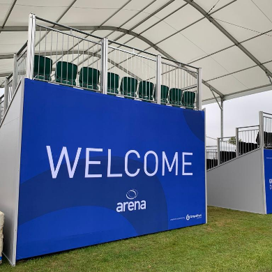 Arena Grandstand Branding