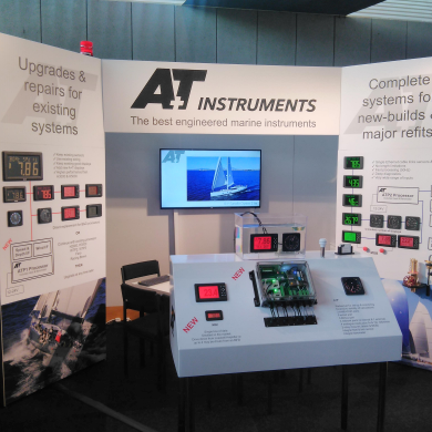 A+T Instruments T3 Exhibition Stand Branding
