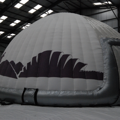 Dome Black Vinyl Branding