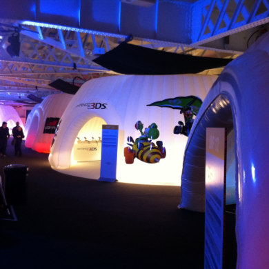 Nintendo 3DS Dome Branding Vinyl