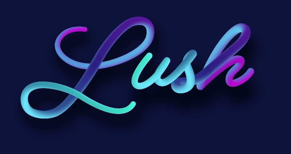 Lush typography
