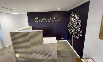 Gold Care Homes Wall Wrap